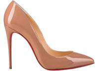 Christian Louboutin Pigalle Follies 100mm Pump Nude Patent Leather