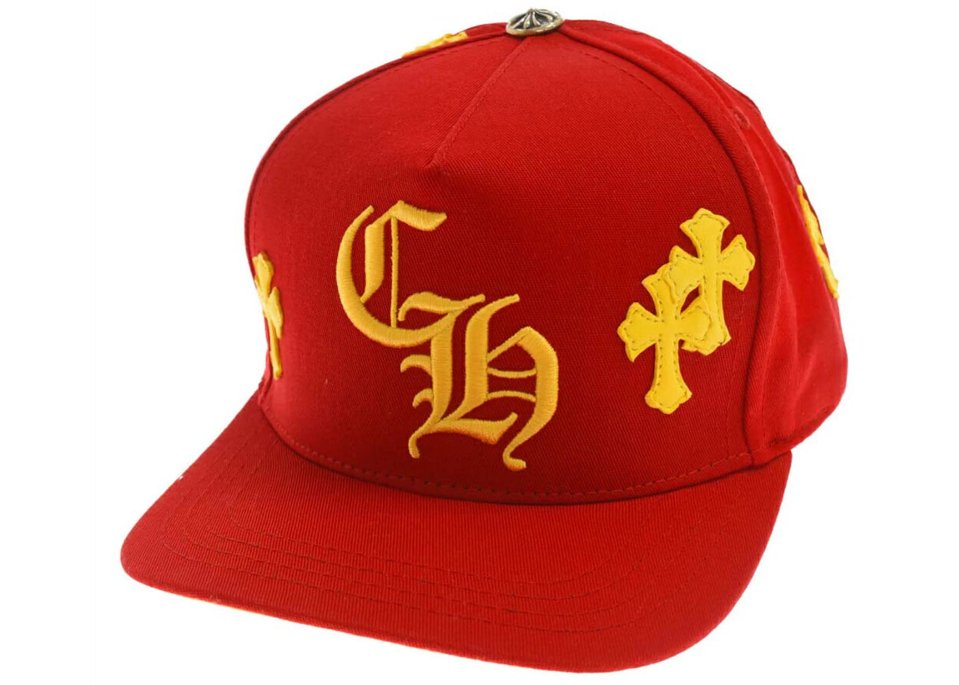 Chrome Hearts 5-Panel-Baseballkappe, Kirsche - vue 360