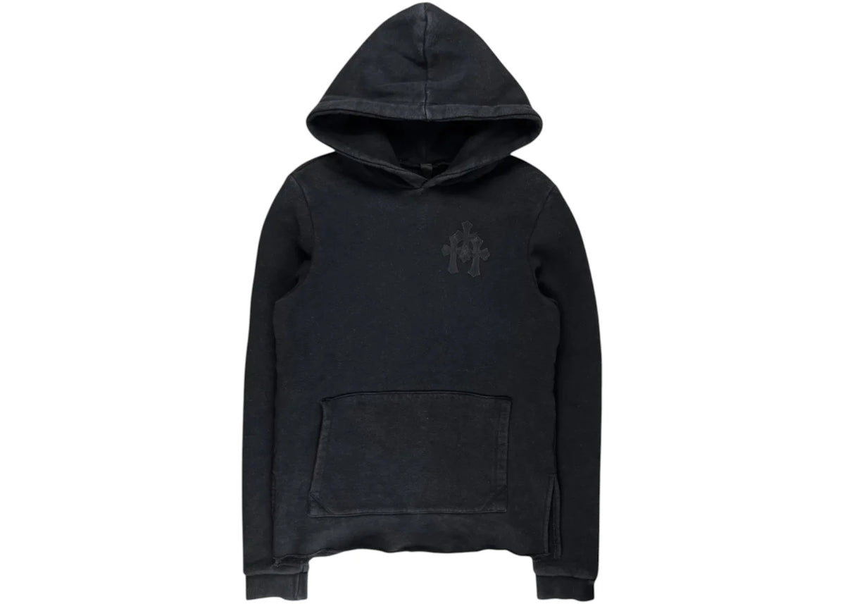 Chrome Hearts 711 Cemetary Cross Nylon Hoodie Black - vue secondaire A
