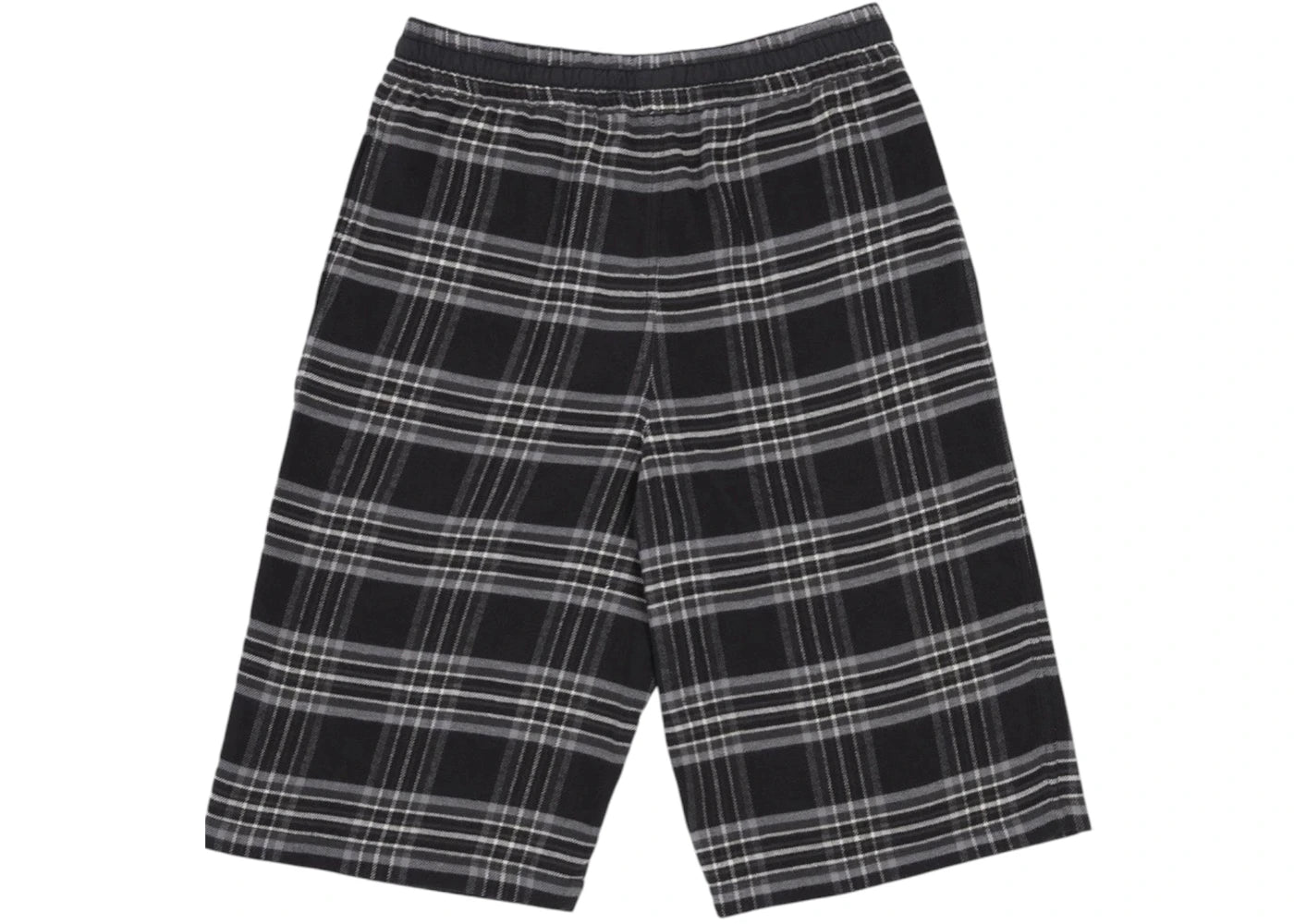 Chrome Hearts After School Cross Patch Flannel Shorts Grey - vue secondaire A