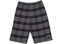 Chrome Hearts After School Cross Patch Flannel Shorts Grey