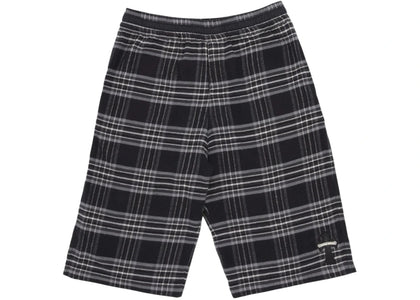 Chrome Hearts After School Cross Patch Flannel Shorts Grey - authentic Chrome Hearts apparel