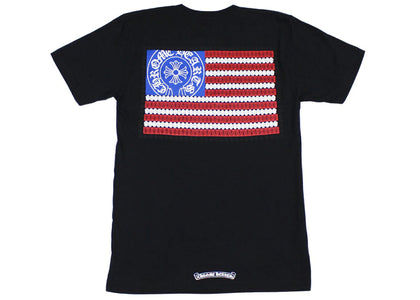 Chrome Hearts American Flag Dagger T-Shirt Schwarz
