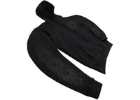 Chrome Hearts Black Pullover Horseshoe Floral Hoodie Black