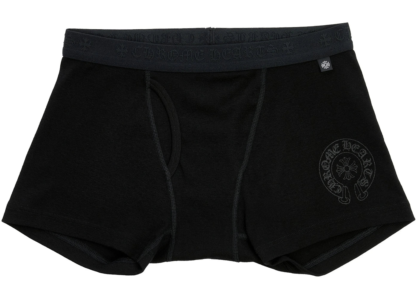Chrome Hearts Boxer Brief Shorts Black/Black - vue 360