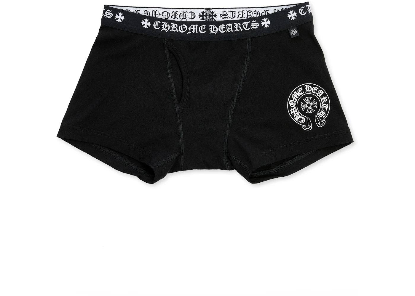 Chrome Hearts Boxer Briefs Shorts Schwarz/Weiß - vue 360
