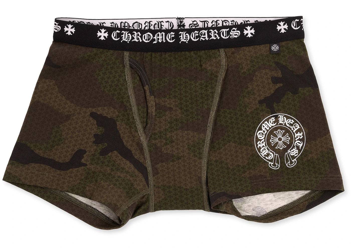 Chrome Hearts Boxer Brief Shorts Camo - vue 360