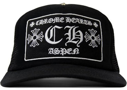 Chrome Hearts CH Aspen Exclusive Trucker Hat Black - authentic Chrome Hearts product