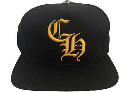 Chrome Hearts CH Baseballkappe Schwarz/Gelb