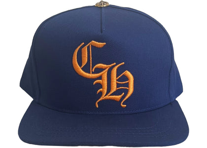 Chrome Hearts CH Baseballkappe Blau/Orange