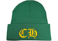 Chrome Hearts CH Logo Beanie Green/Yelllow