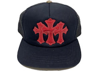 Chrome Hearts Cemetery Trucker Hat Black/Red