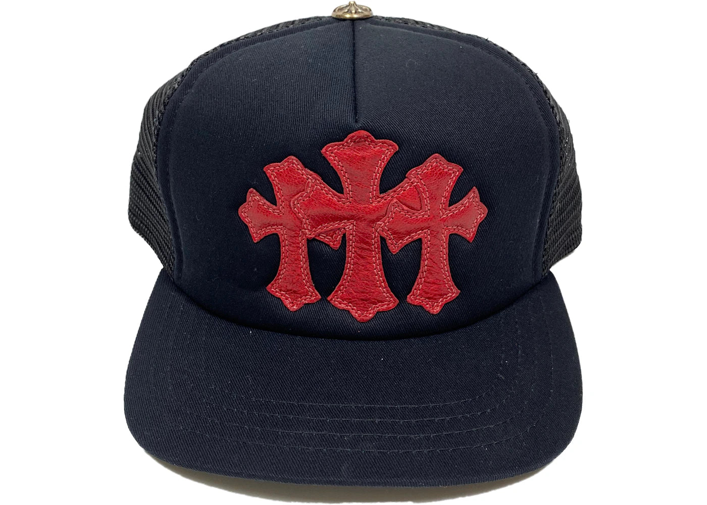 Chrome Hearts Cemetery Trucker Hat Black/Red - vue secondaire A