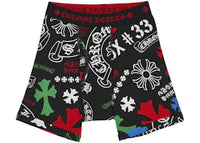 Chrome Hearts Classic Rib Boxer Brief Black/Multicolor