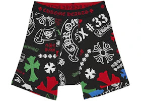 Chrome Hearts Classic Rib Boxer Brief Black/Multicolor