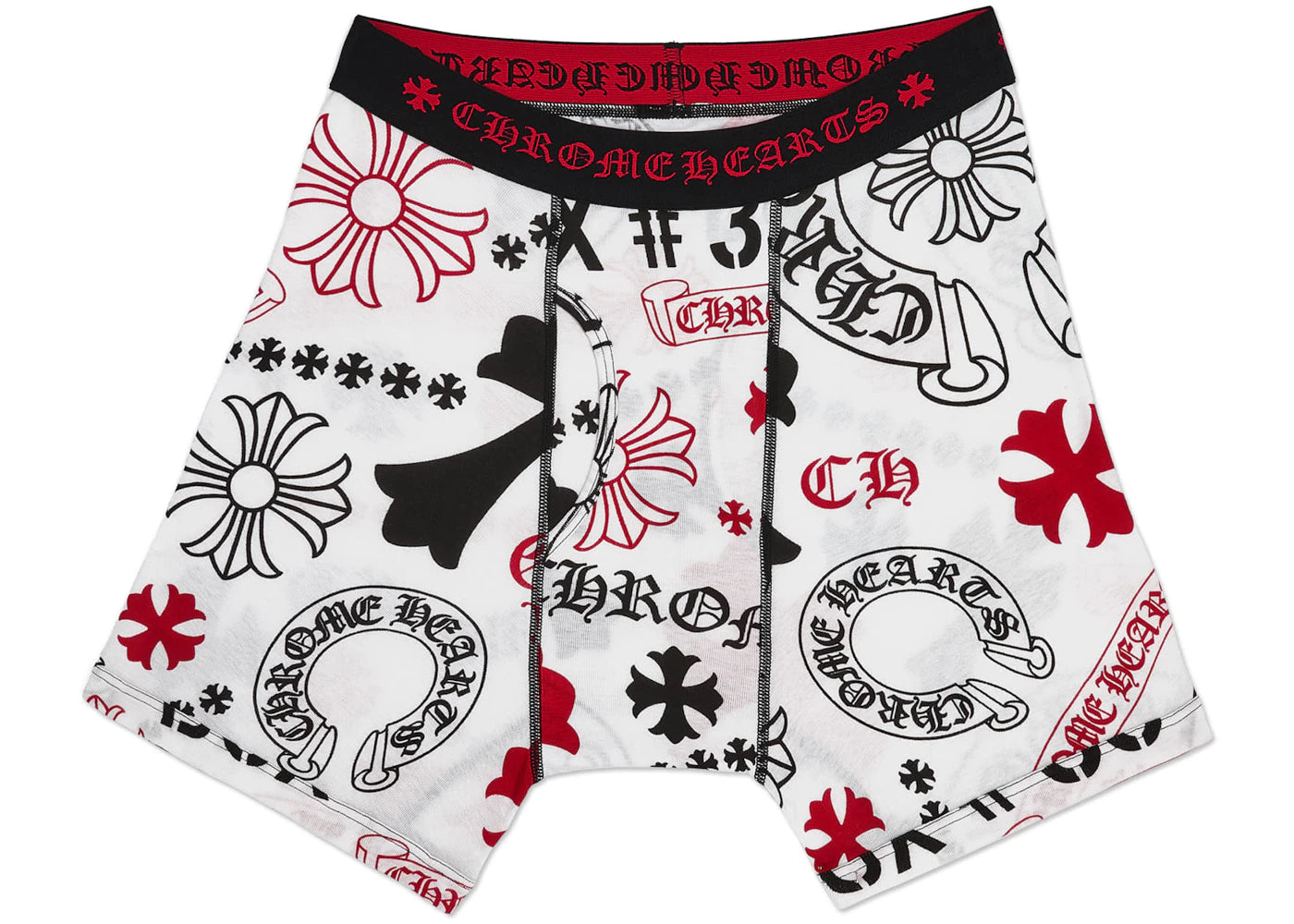 Chrome Hearts Classic Rib Boxer Brief White - vue 360