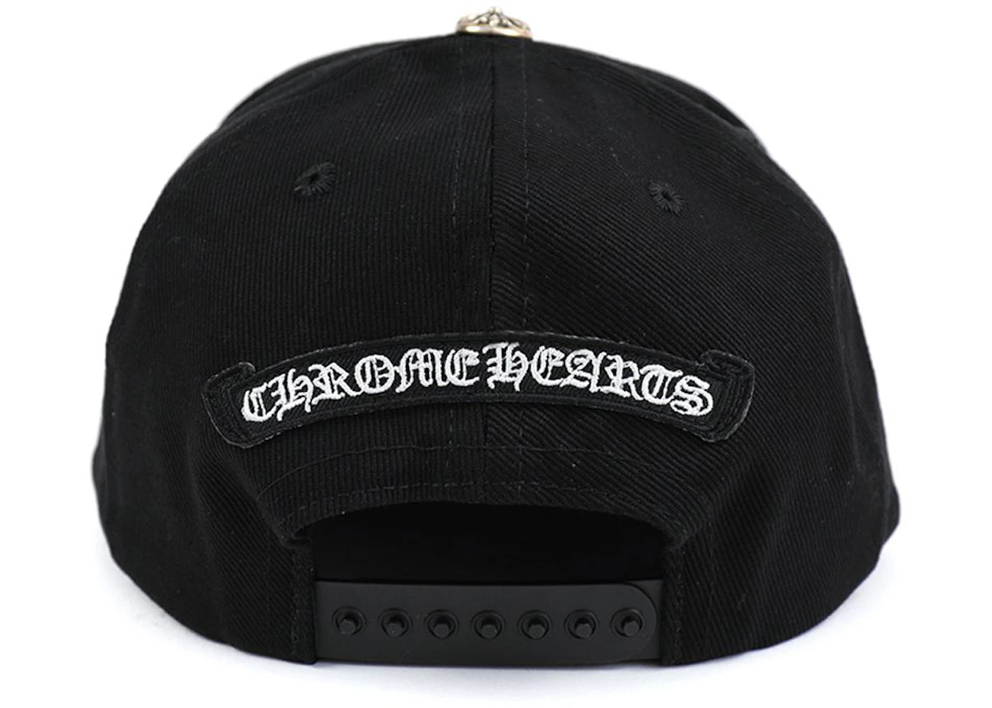 Chrome Hearts Dagger Denim Baseball Hat Black/White - vue secondaire A