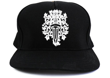 Chrome Hearts Dolch Denim Baseballkappe Schwarz/Weiß
