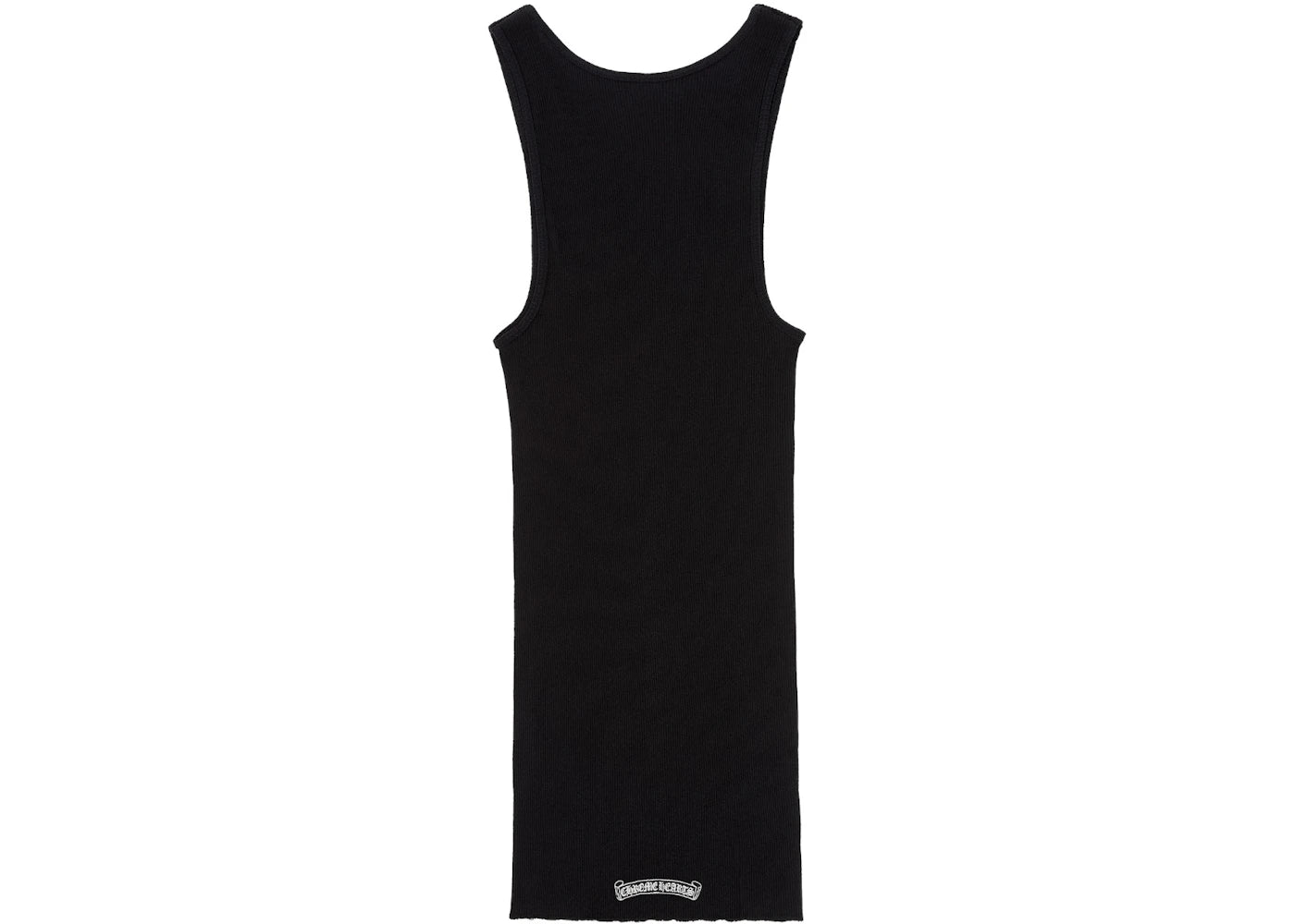 Chrome Hearts Hairy Cross Rib Tank Schwarz - vue secondaire A