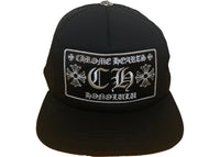 Chrome Hearts Honolulu Exklusiv CH Trucker Hut Schwarz/schwarz