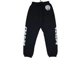 Chrome Hearts Horse Shoe Logo Sweatpants Black - vue 360