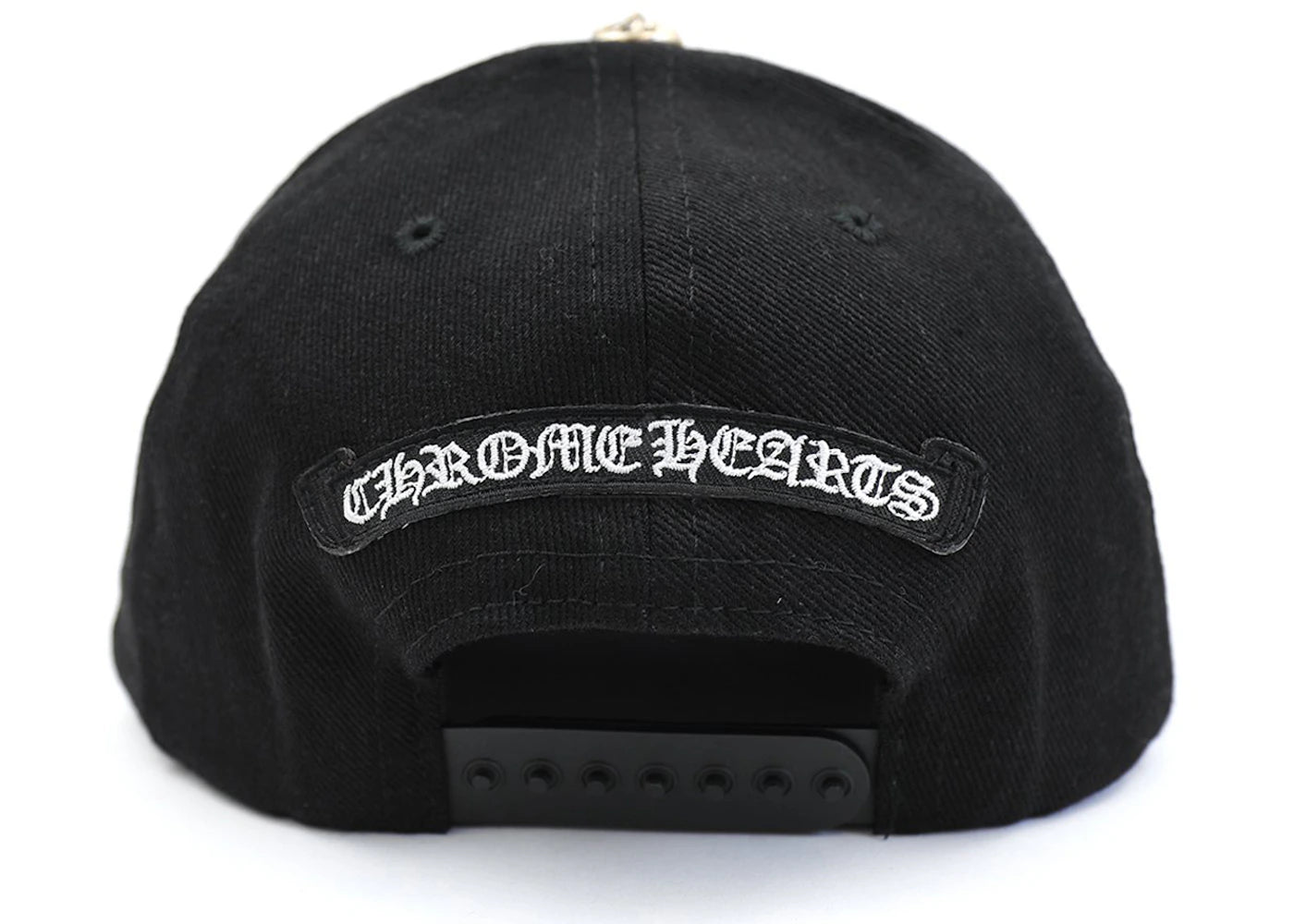 Chrome Hearts Horseshoe Denim Baseball Cap Schwarz - vue secondaire A
