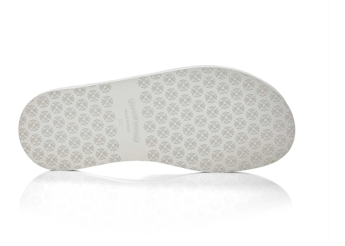 Chrome Hearts Hotelpantoffeln Weiß - vue secondaire B