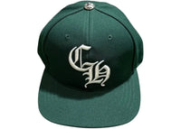 Chrome Hearts Essentials LA Exclusive Baseball Wool Cap Forest Green