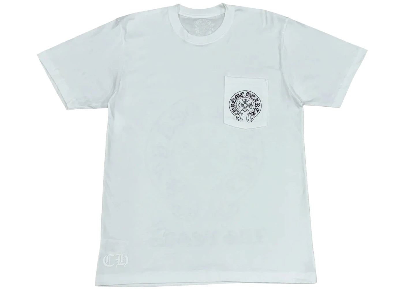 Chrome Hearts Las Vegas Horseshoe Logo T-shirt White - vue secondaire B