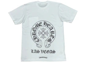 Chrome Hearts Las Vegas Horseshoe Logo T-shirt White - vue 360