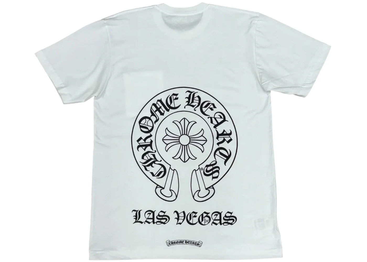 Chrome Hearts Las Vegas Horseshoe Logo T-shirt White - vue secondaire A