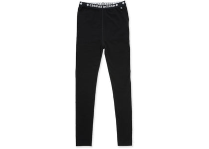 Chrome Hearts Logo Leggings Schwarz
