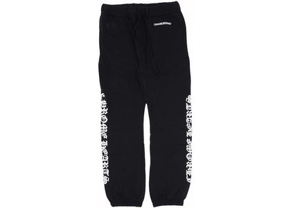 Chrome Hearts Logo Trainingshose Schwarz