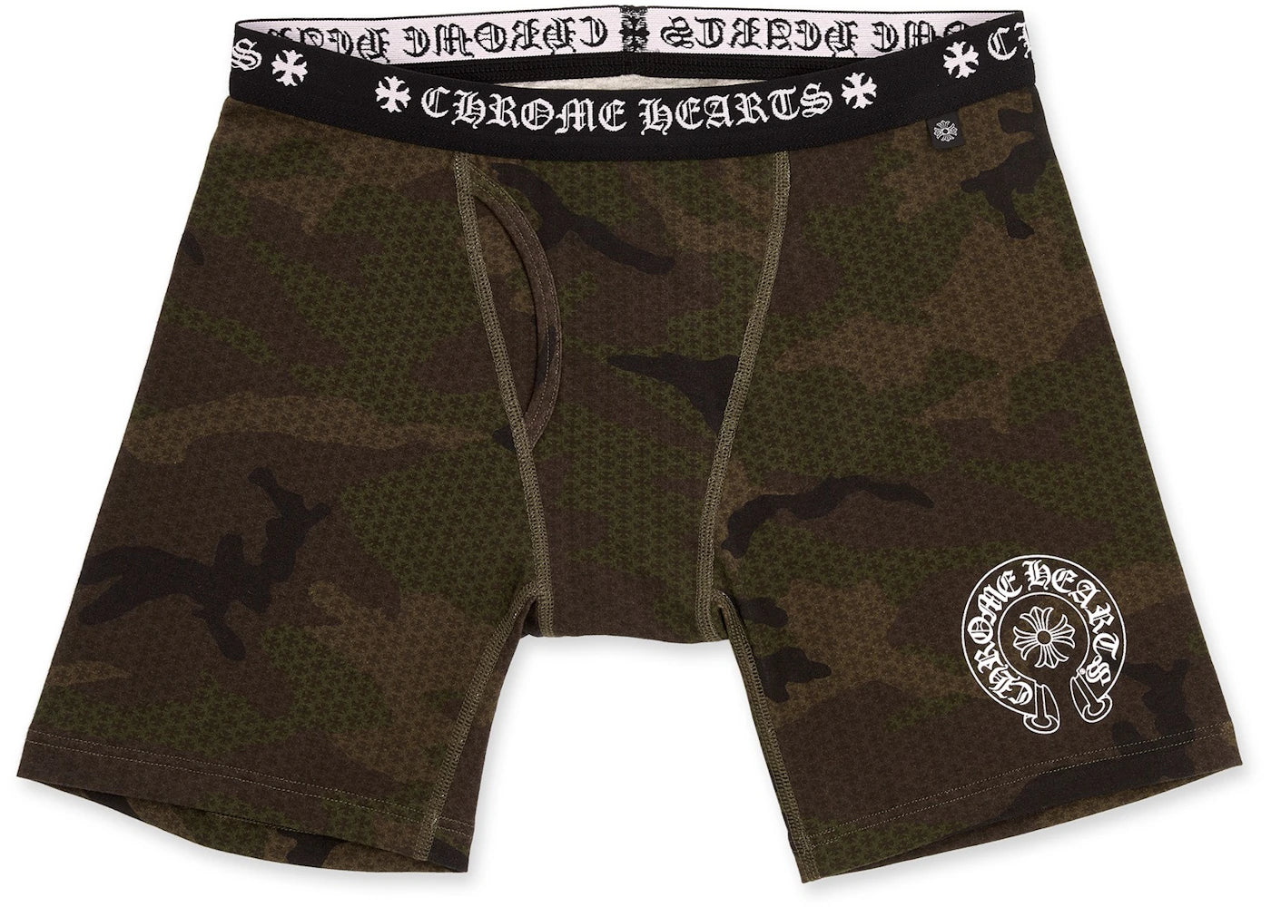 Chrome Hearts Lange Boxershorts Camouflage - vue 360