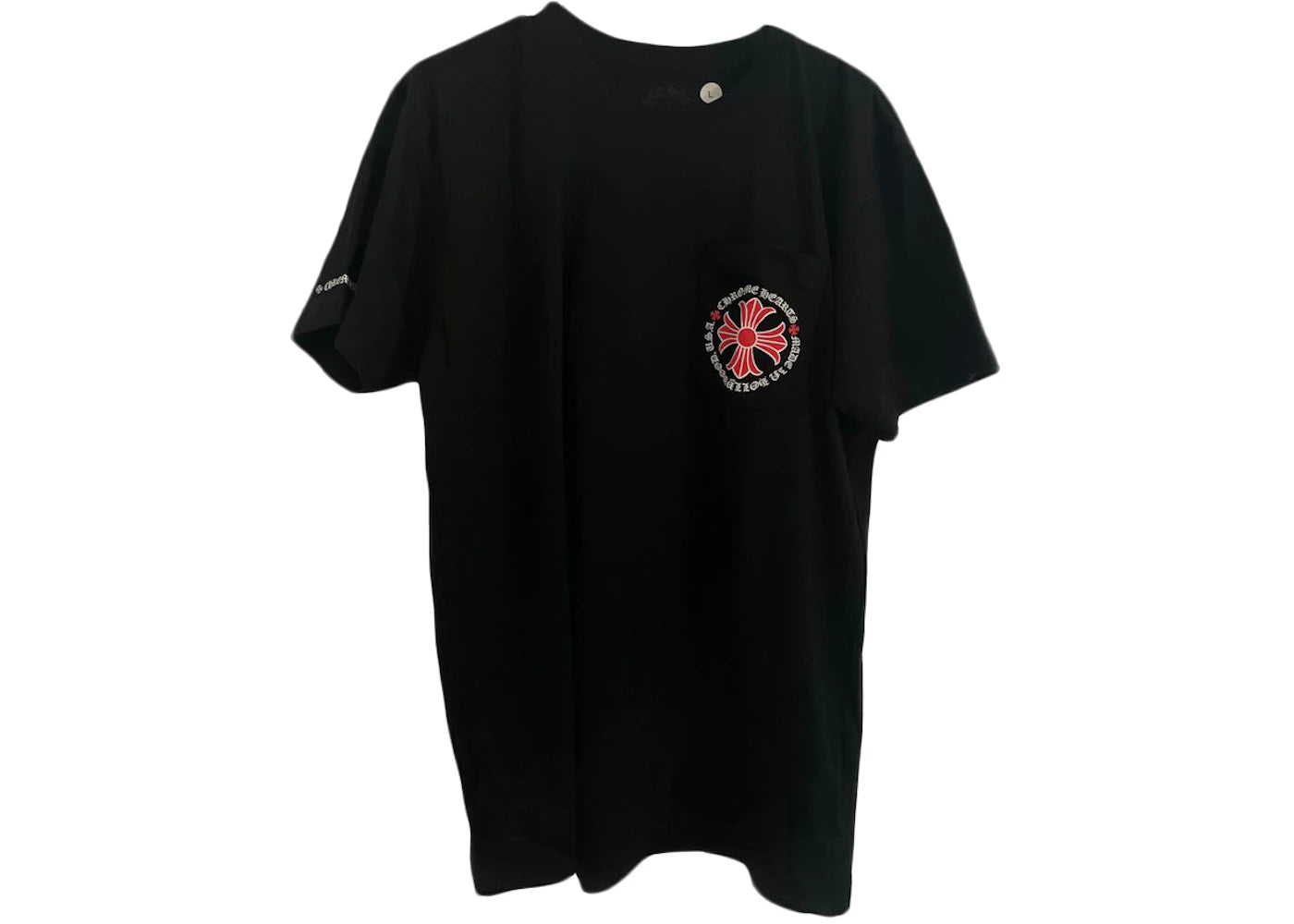 Chrome Hearts Made In Hollywood Plus Cross T-shirt Black/Red - vue secondaire B
