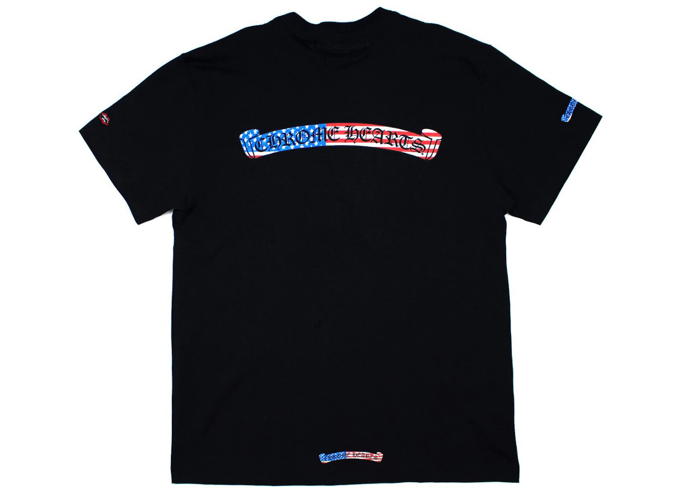 Chrome Hearts Matty Boy America T-Shirt Schwarz - vue 360