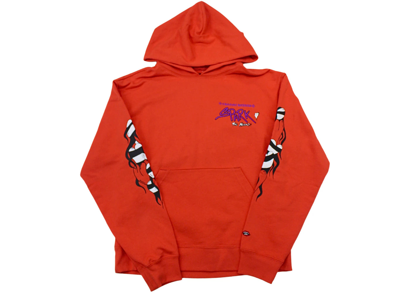Chrome Hearts Matty Boy Sadistic Lipstick Hoodie Rot - vue secondaire A