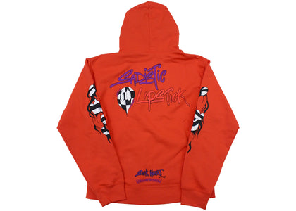 Chrome Hearts Matty Boy Sadistic Lipstick Hoodie Red - authentic Chrome Hearts apparel