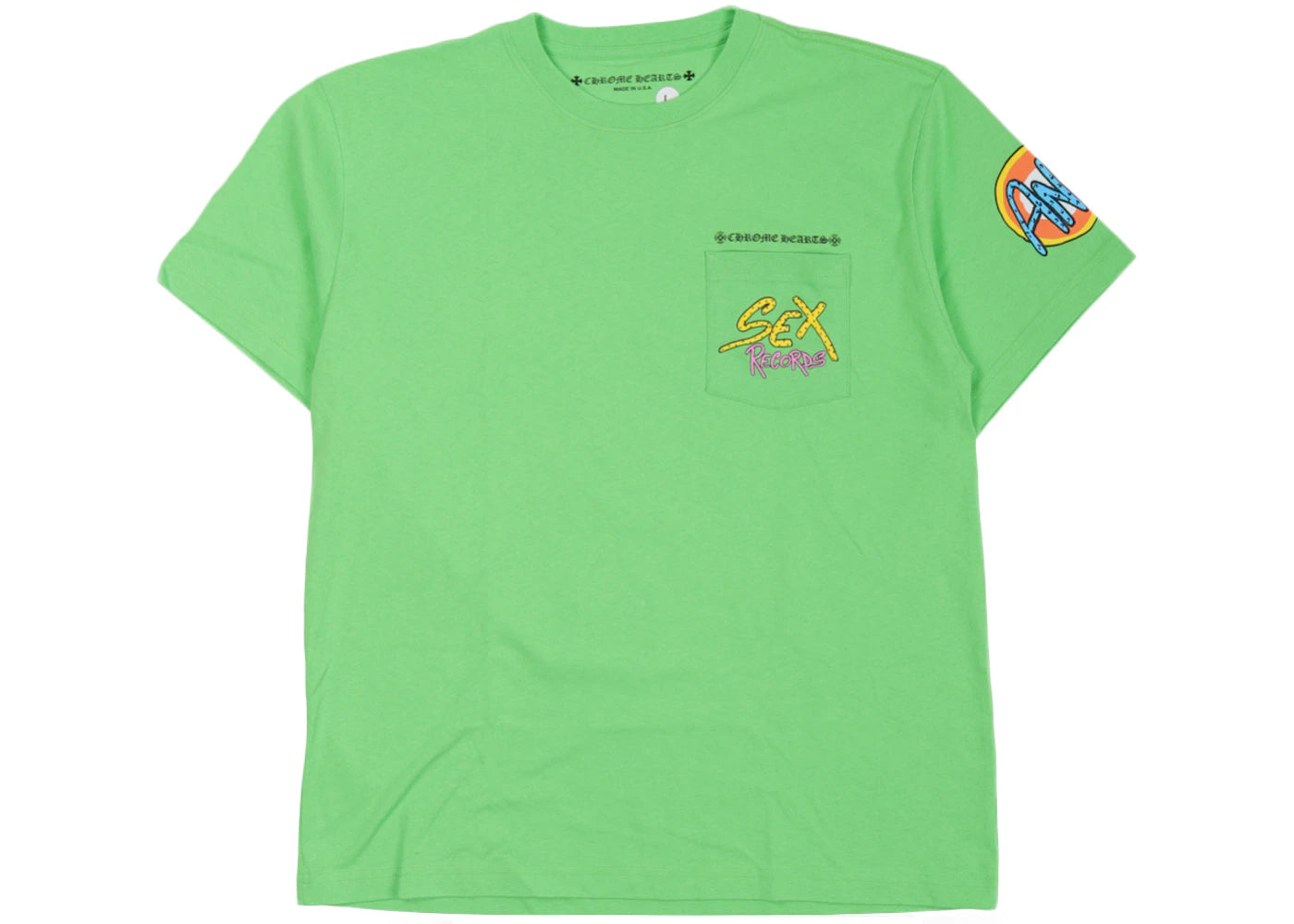 Chrome Hearts Matty Boy Sex Records T-Shirt Citrus - vue secondaire A