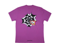 Chrome Hearts Matty Boy Spider Web T-shirt Purple