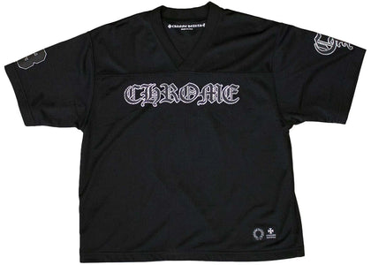 Chrome Hearts Mesh Stadium Football Trikot Schwarz