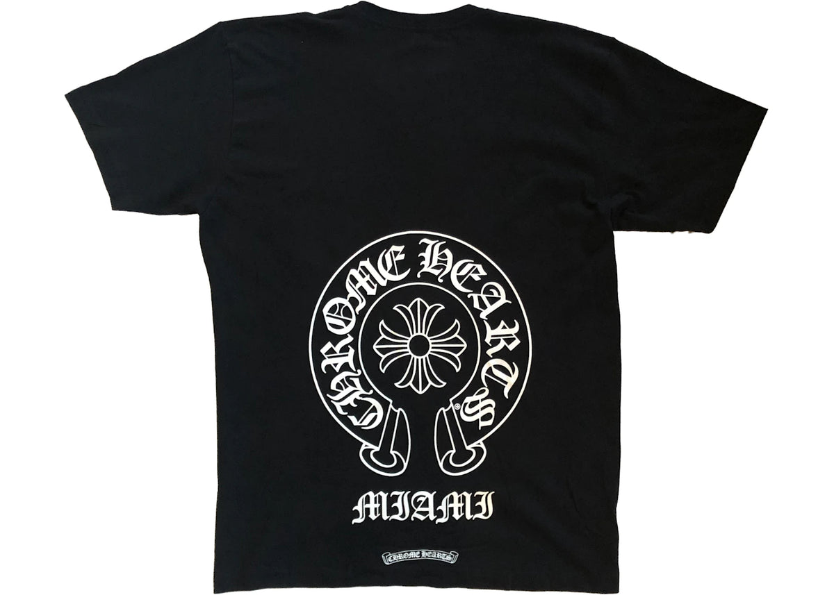 Chrome Hearts Miami Exklusives T-Shirt Schwarz - vue 360