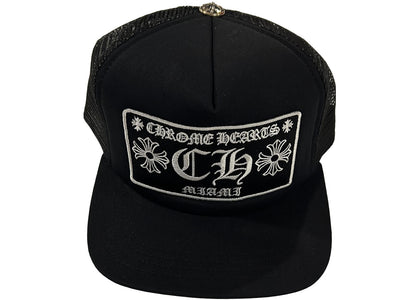 Chrome Hearts Miami Exclusive Trucker Cap Schwarz