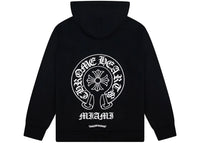 Chrome Hearts Miami Exklusiver Kapuzenpullover mit Reißverschluss, Schwarz