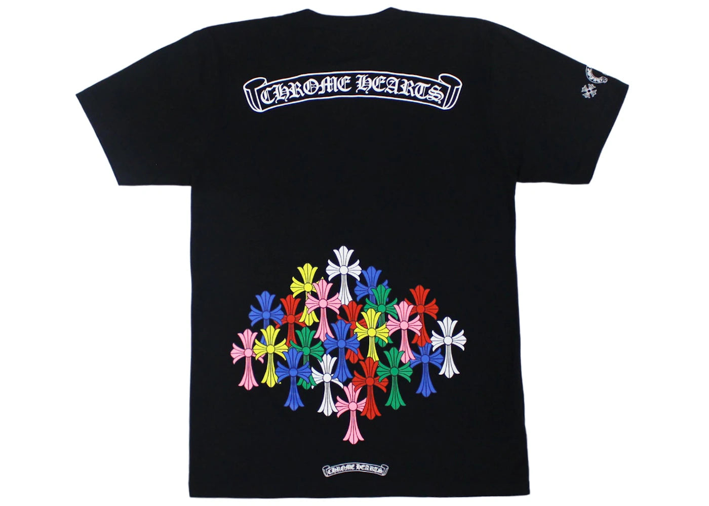 Chrome Hearts Multi Color Cross T-shirt Black - vue secondaire A