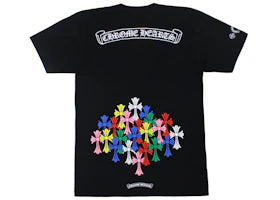 Chrome Hearts Multi Color Cross T-shirt Black - vue 360