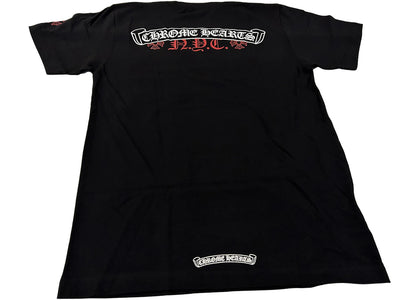 Chrome Hearts NYC Exklusives T-Shirt Schwarz/Rot