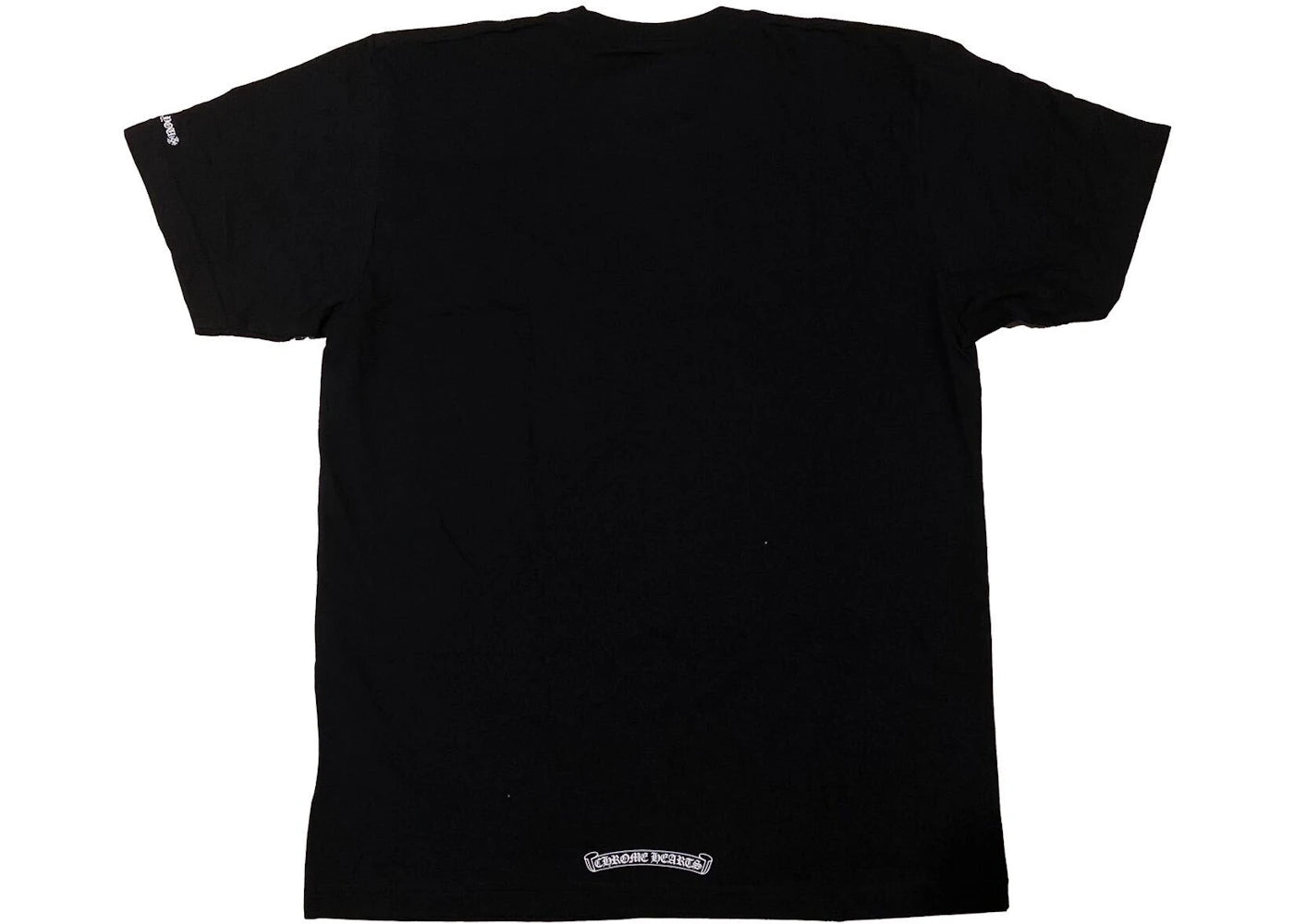 Chrome Hearts Nackenlogo ("Fuck You" Ärmel) T-Shirt Schwarz - vue secondaire A