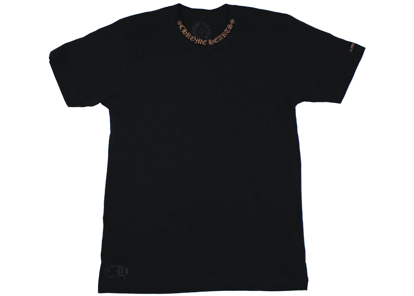 Chrome Hearts Neck Logo T-shirt Black/Brown - vue secondaire A