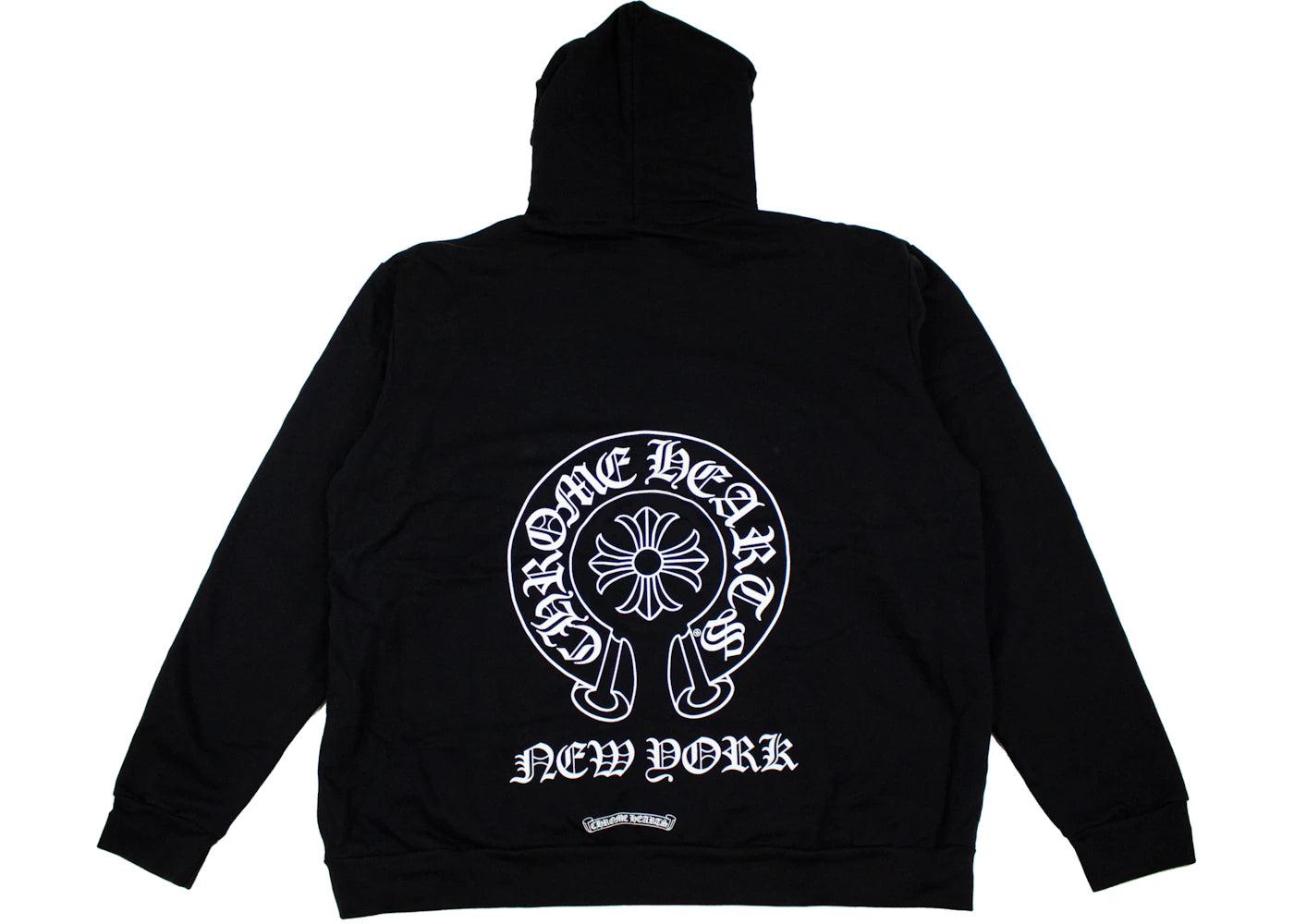 Chrome Hearts New York Exklusiver Hoodie Schwarz - vue 360